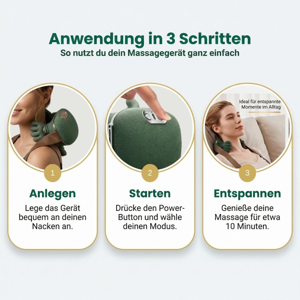 WohlNacken - Massagegerät mit Wärmefunktion